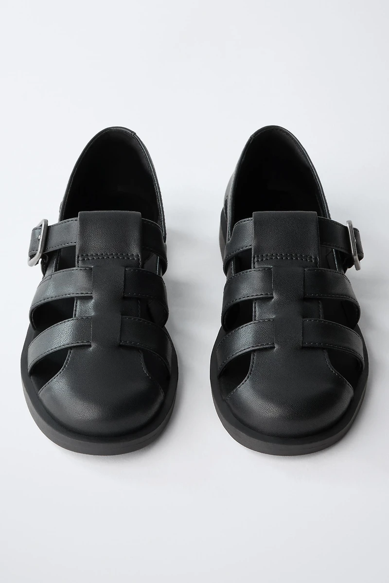 BUCKLED FISHERMAN SANDALS