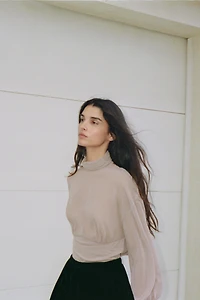 GEORGETTE BACK BODYSUIT