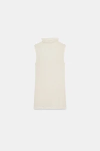 SLEEVELESS WOOL TOP