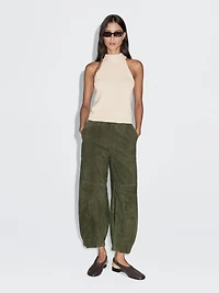 Textured knit halterneck top