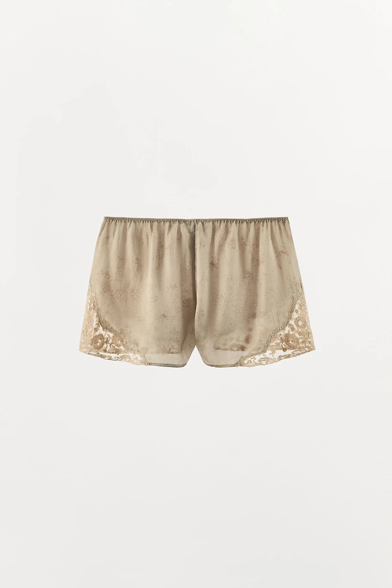 ZW COLLECTION EMBROIDERED SHORTS