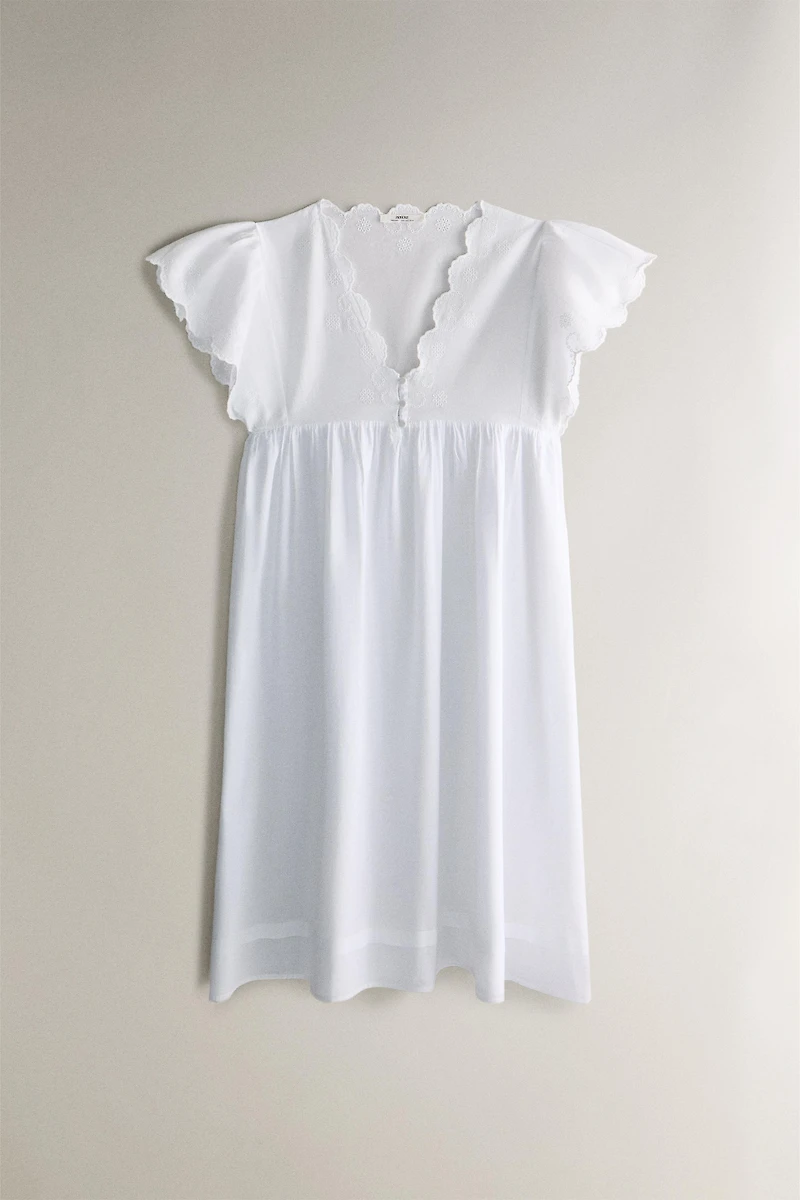 SHORT SLEEVE NIGHTGOWN
