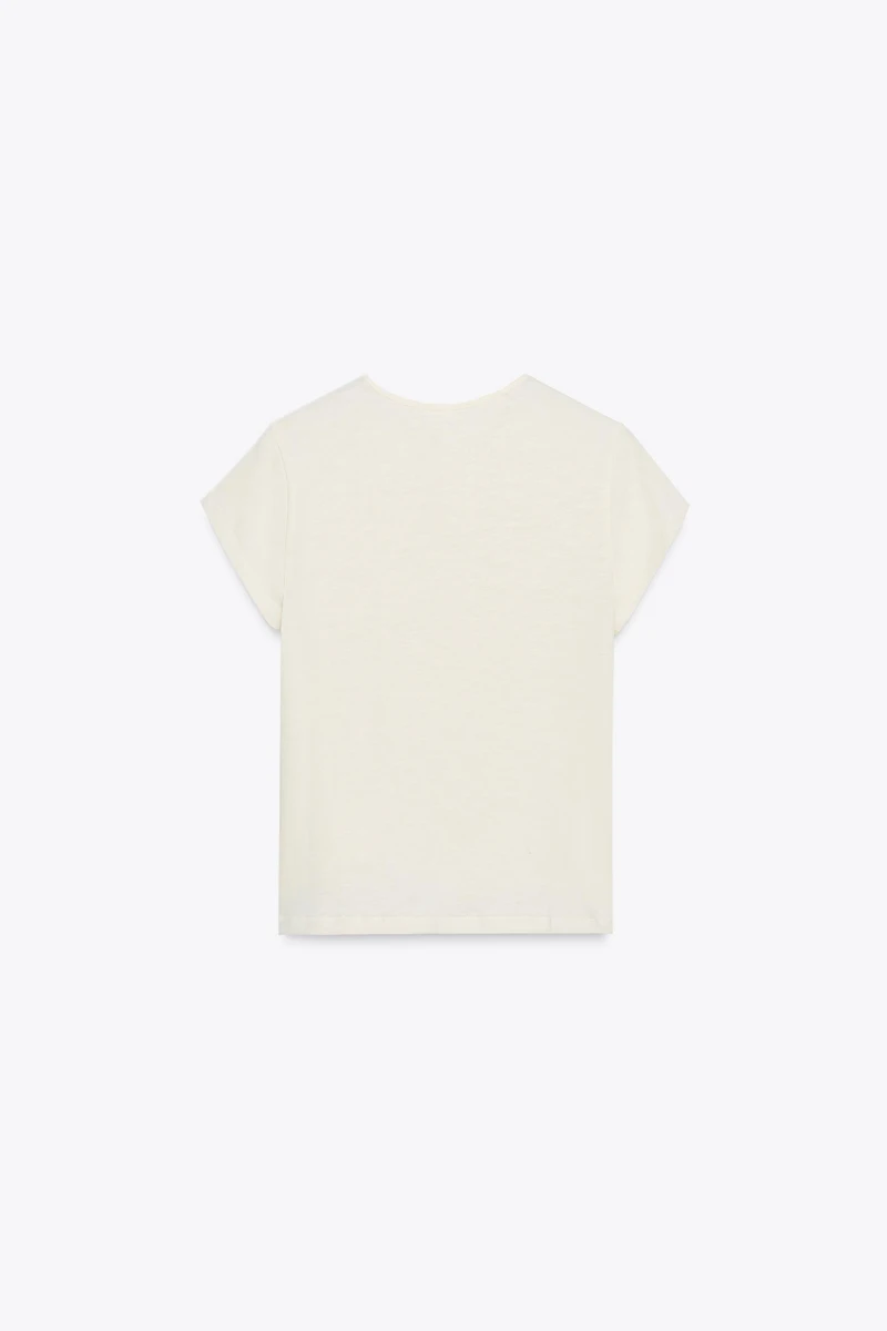 SHORT SLEEVE TEXTURED T-SHIRT