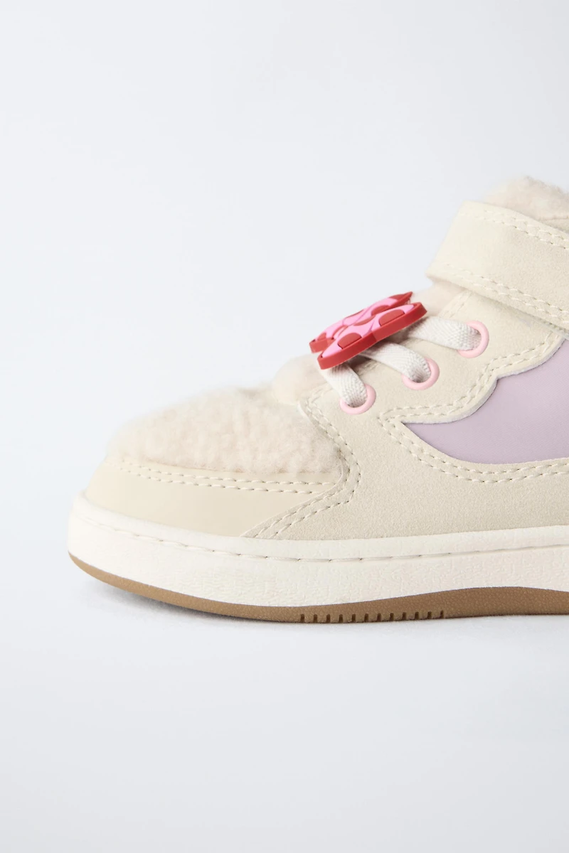 MINNIE MOUSE © DISNEY FLEECE HIGH TOP SNEAKERS