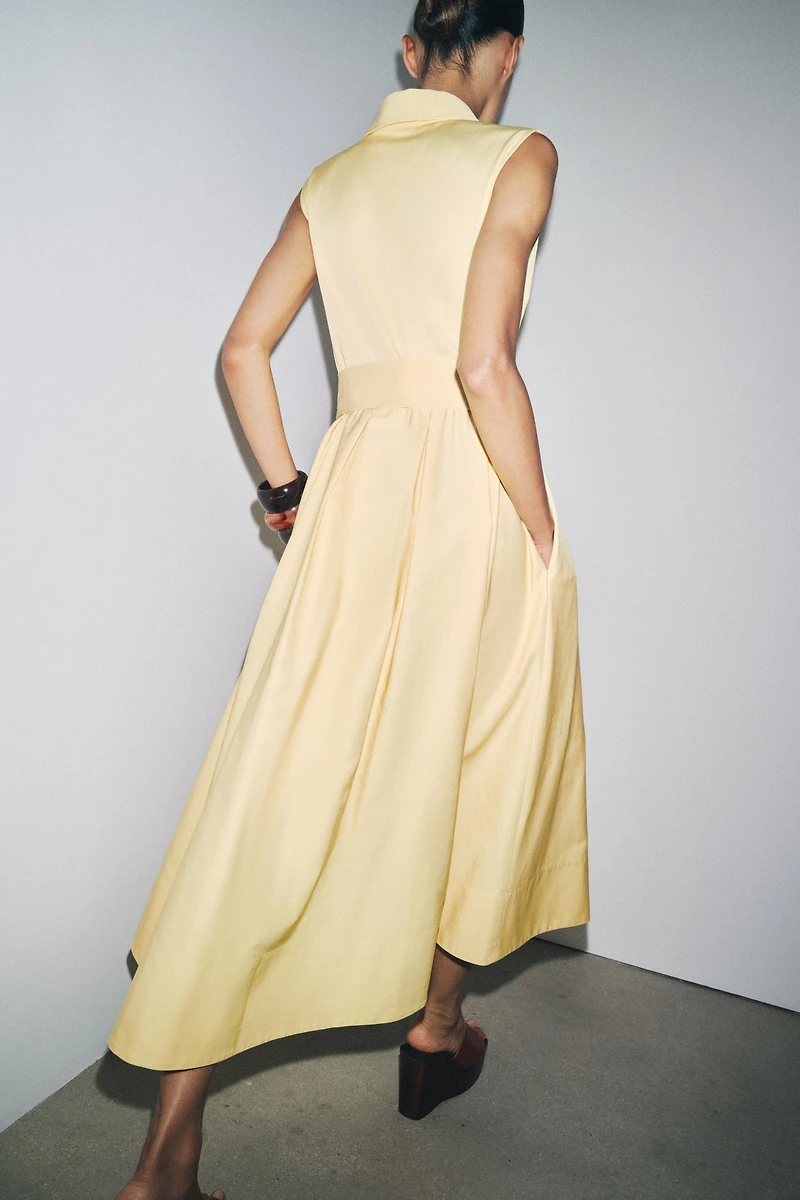 ZW COLLECTION BELTED SHIRT DRESS