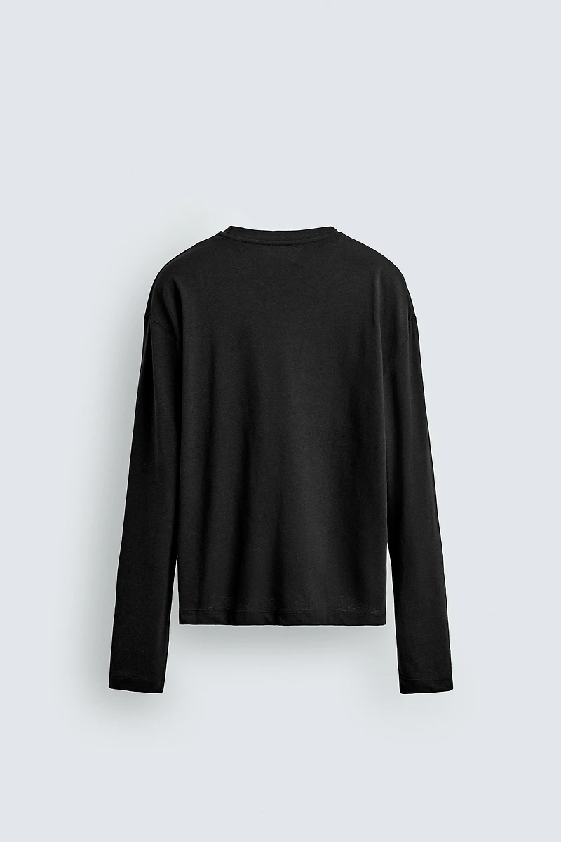 RELAXED FIT COTTON - LINEN BLEND T-SHIRT LIMITED EDITION