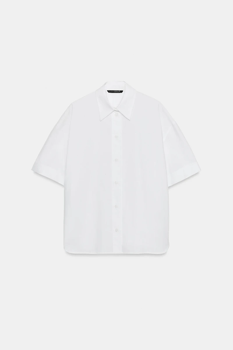 OVERSIZED POPLIN SHIRT