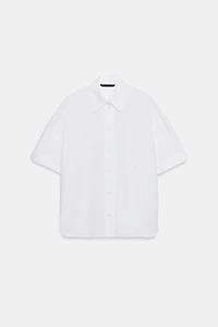 OVERSIZED POPLIN SHIRT