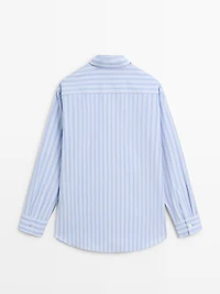 100% cotton striped shirt