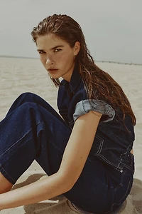 Z1975 HIGH-WAIST COMFORT CULOTTE JEANS