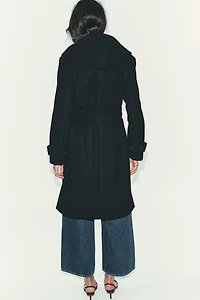 SOFT HOODIE COAT