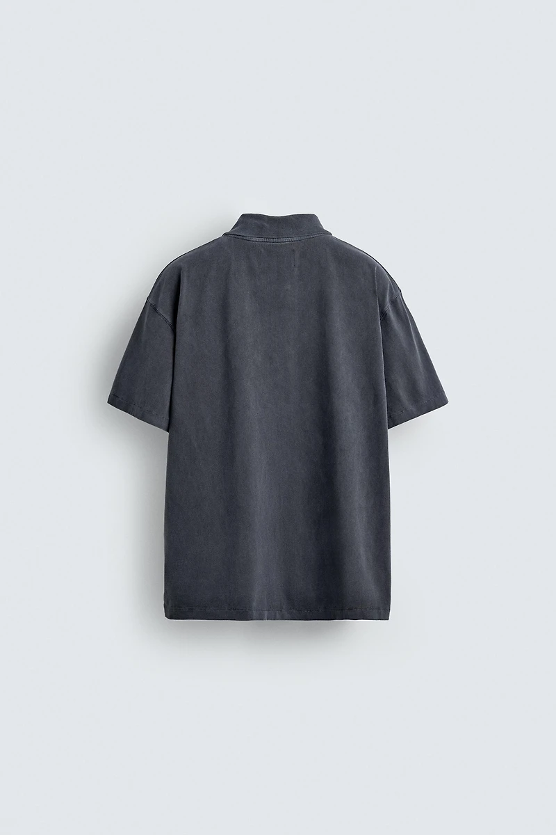 POLO DÉLAVÉ RELAXED FIT