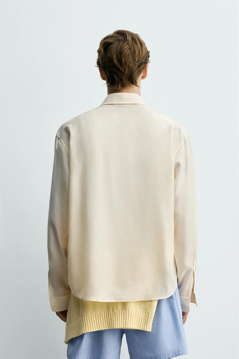 FLOWY BAMBOO - SILK SHIRT