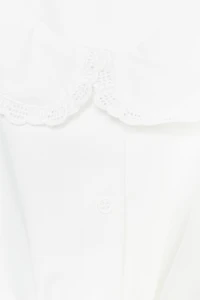 BUTTONED COLLAR TOP