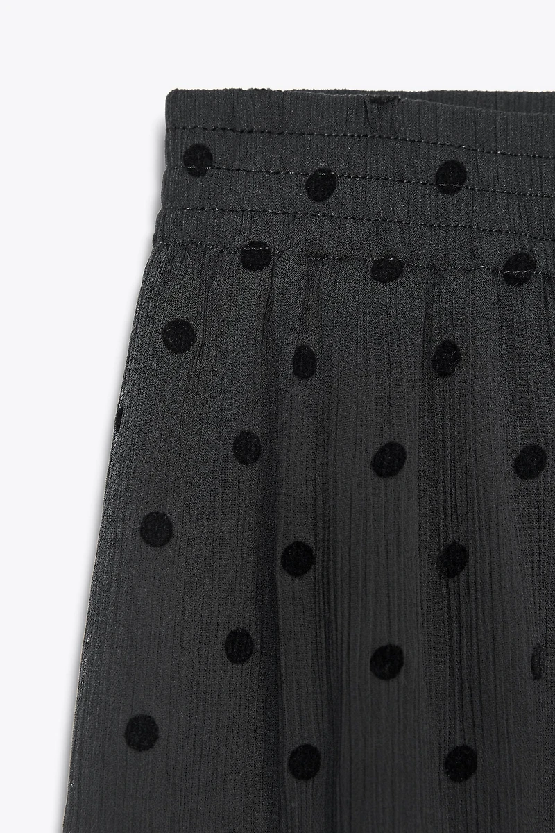 PANTALON BOUFFANT À POIS