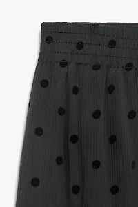 PANTALON BOUFFANT À POIS