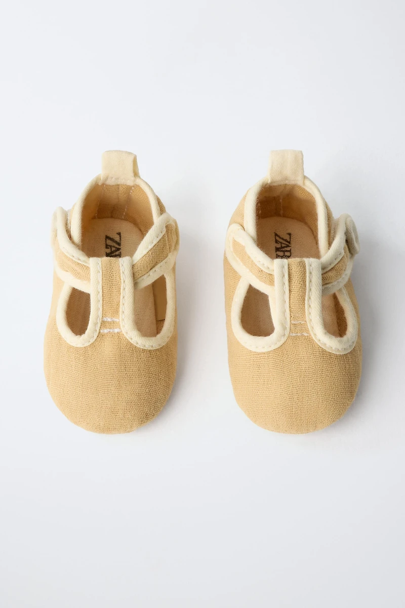 COTTON SANDAL BOOTIES