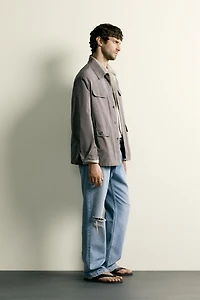 LIGHTWEIGHT POCKET OVERSHIRT