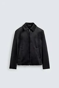 REGULAR FIT VELVET JACKET
