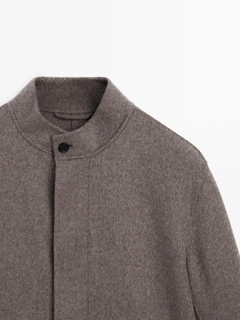 Wool blend jacket