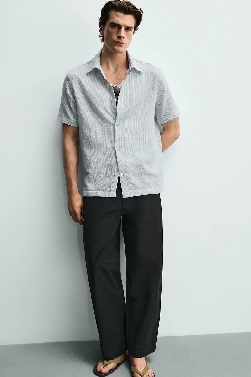 CHEMISE REGULAR FIT STRUCTURÉE