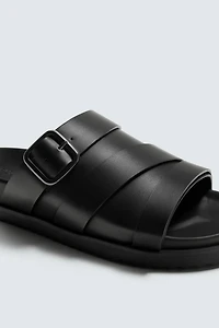 BUCKLED SANDALS