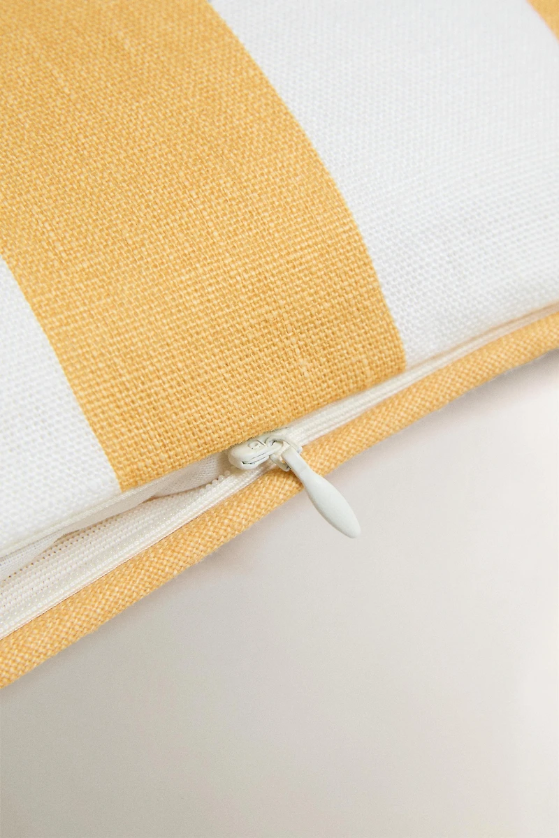 STRIPED CHAIR SEAT CUSHION