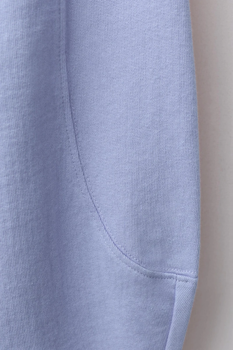 PLAIN BALLOON PLUSH PANTS