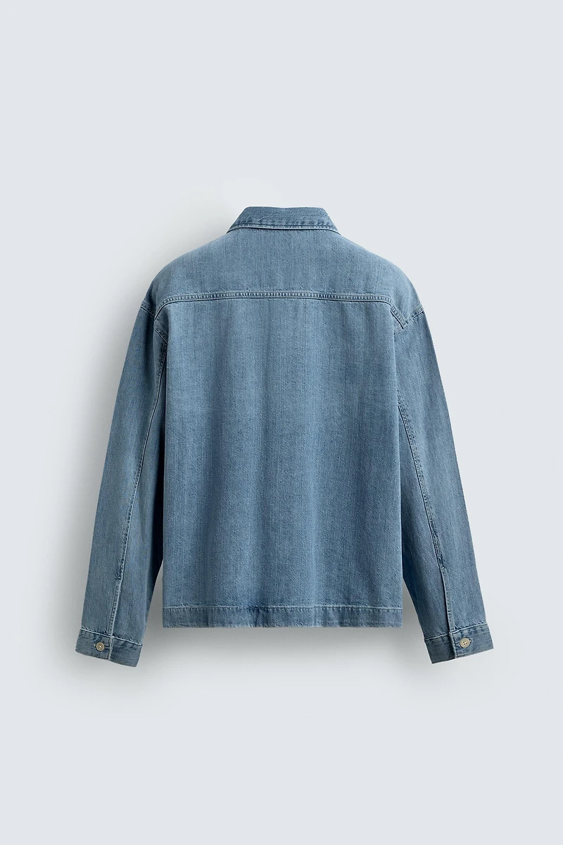 BOXY FIT DENIM SHIRT