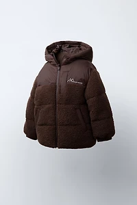 COMBINATION FLEECE COAT