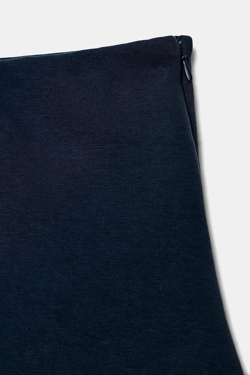 COMBINATION INTERLOCK MIDI SKIRT