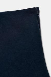 COMBINATION INTERLOCK MIDI SKIRT