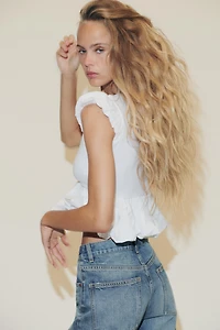 CONTRAST BOW T-SHIRT