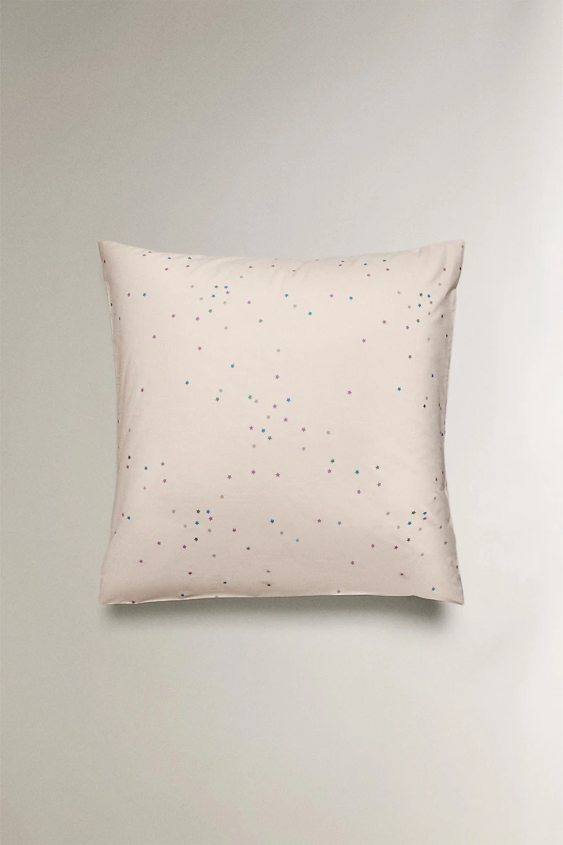 TAIE D’OREILLER ENFANT COTON ÉTOILES