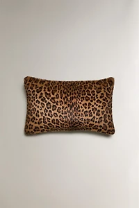 HOUSSE DE COUSSIN IMPRIMÉ ANIMALIER