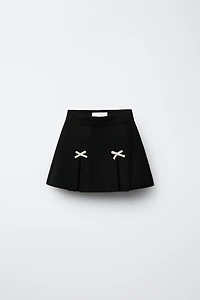 BOW KNIT SKIRT