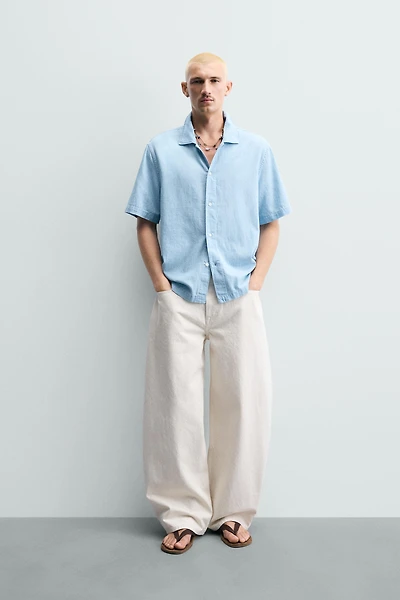 FLOWY STRIPED SHIRT