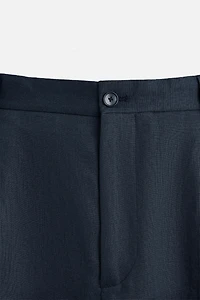 100% LINEN PLEATED PANTS