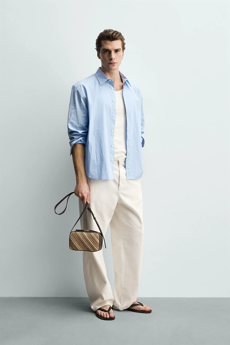 WOVEN SHOULDER BAG