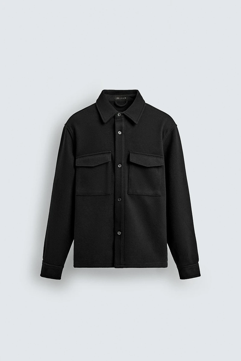 TWILL TEXTURED WATER REPELLENT OVERSHIRT