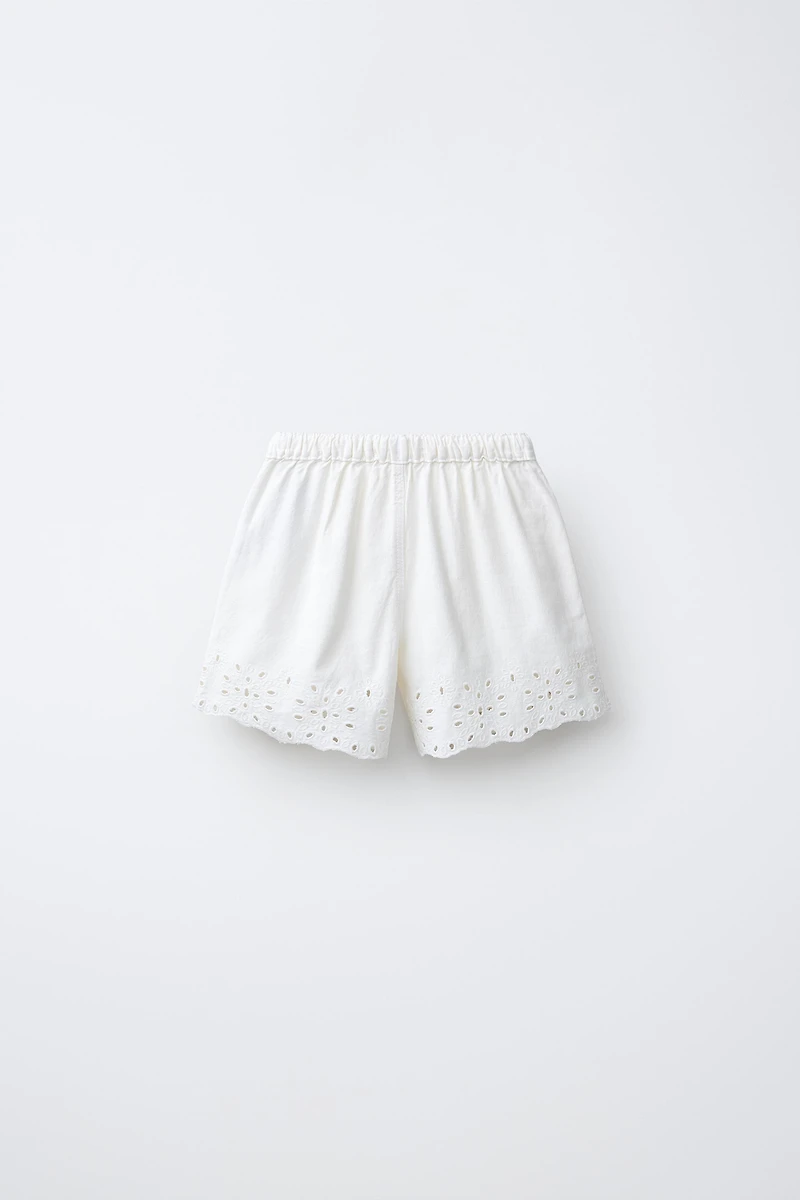 SHORT BRODÉ