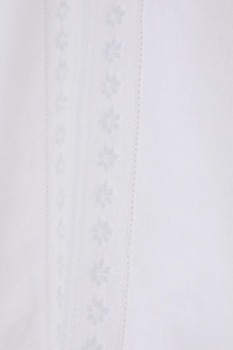 COTTON LINEN CURTAIN WITH EMBROIDERY