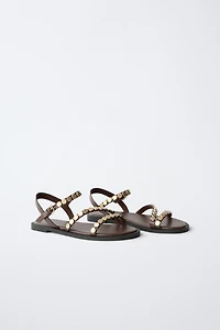 STUDDED SANDALS