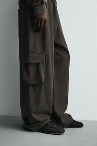 PANTALON CARGO DÉLAVÉ