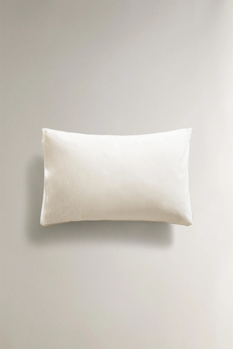 CHILDREN'S PILLOWCASE POPLIN WITH HEMSTITCHING