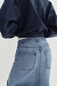 Z1975 WRAP DENIM SKIRT
