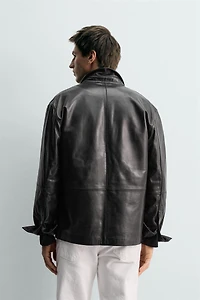 SURCHEMISE EN CUIR NAPPA