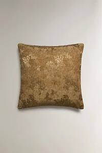 GOLD JACQUARD THROW PILLOW COVER | MARISA BERENSON