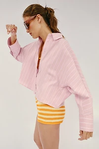 WIDE ARMHOLE STRIPED SHIRT