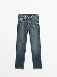 Mid-rise slim fit jeans